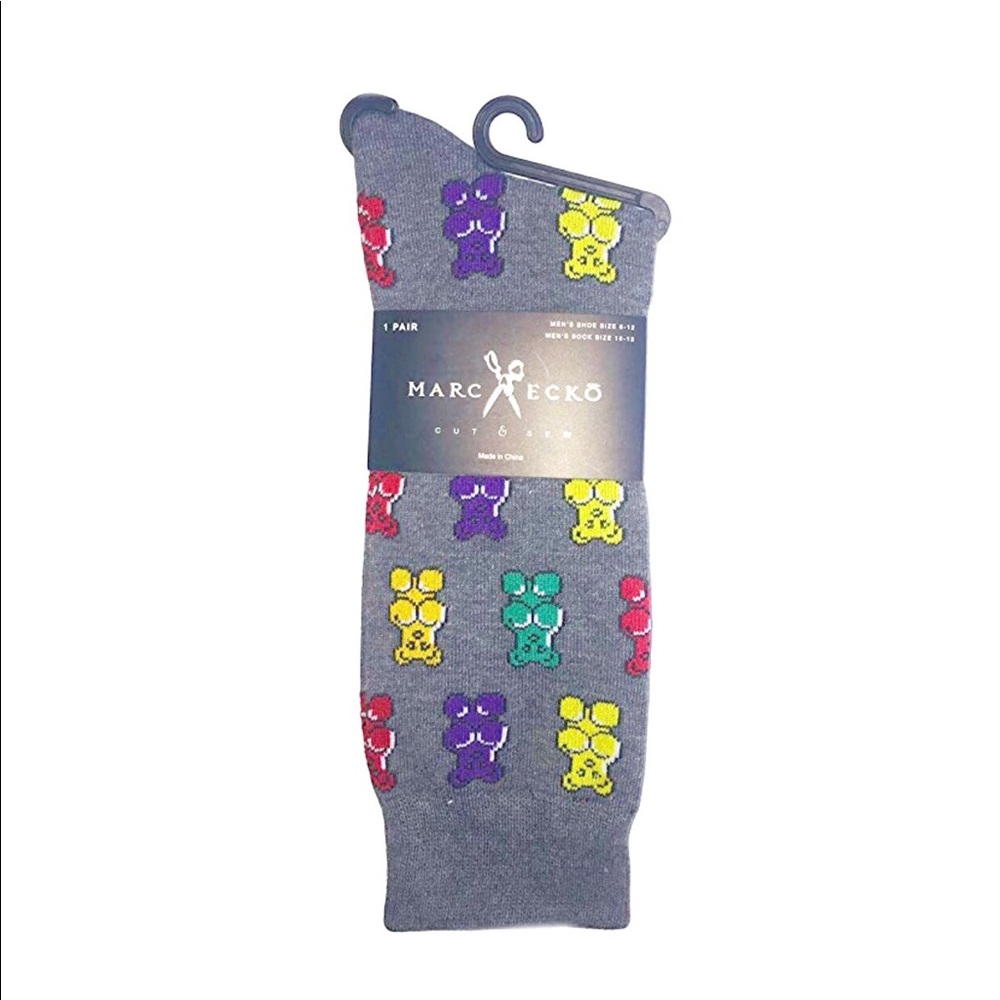 Novelty fun socks - Gummy bear candy